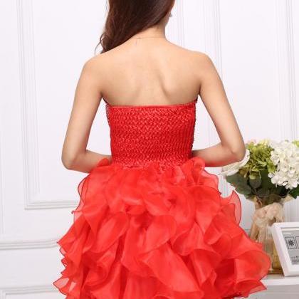 Sequins Cute And Beautiful Strapless Dress