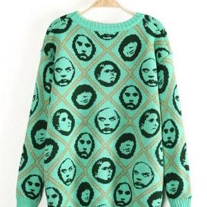 2013 Fall Fashion Avatar Jacquard Sweater ( Two..