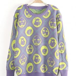 2013 Fall Fashion Avatar Jacquard Sweater ( Two..