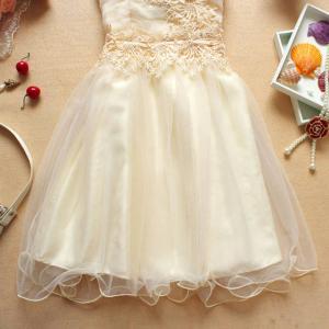 Fashion Cute One Shoulder Strapless Dress -..