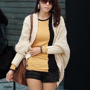 Particular Yellow Patchwork Black Skinny Cotton T..