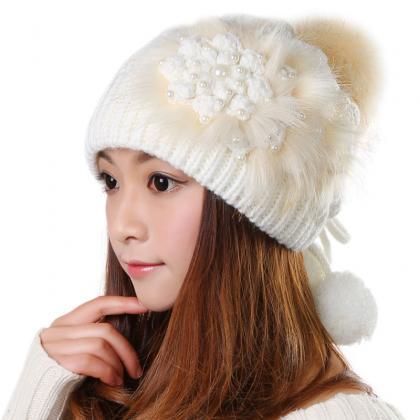 Free shipping Knitted Hat Ball Bean..