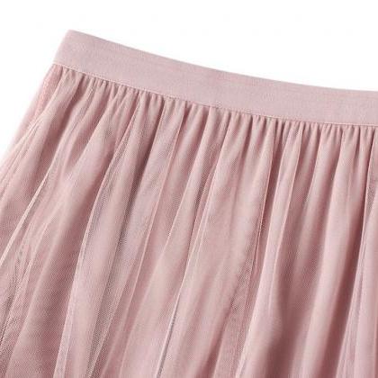 Fashion Designer Women Skirt - Pink