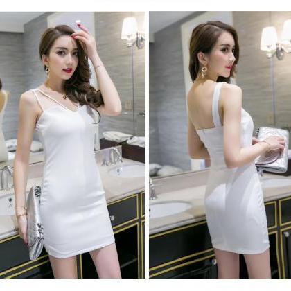 Party Essential Spaghetti Strap Dress For Woman -..