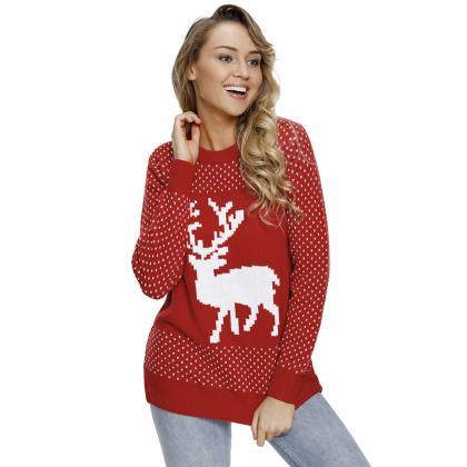 Casual Style Long Sleeve Christmas Sweater For..