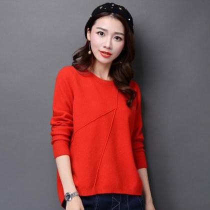 Casual Long Sleeve Cardigans Sweater For Woman