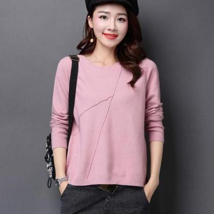 Casual Long Sleeve Cardigans Sweater For Woman