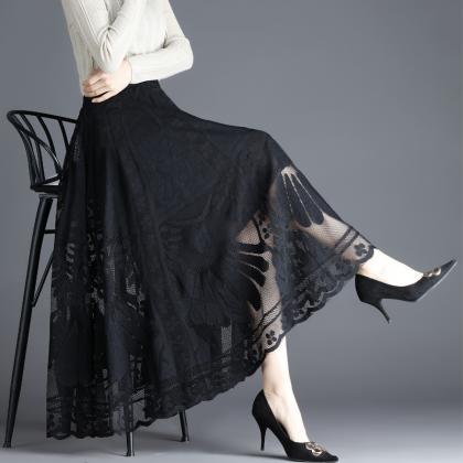 Fashion Gauze Long Skirt