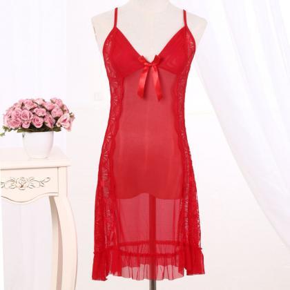 Women Sexy Nightwear Nightgown Sleepwear Dress..