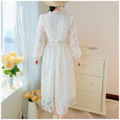 Elegant Long Sleeve Sequin Dress