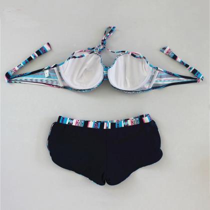 Sexy Print Bikinis Push Up Swimwear Women Bikinis