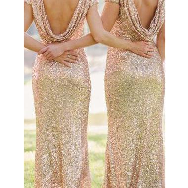 cowl back maxi dress