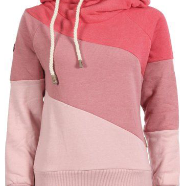 Fashion Long Sleeve Color Block Hooded Sweats (2..