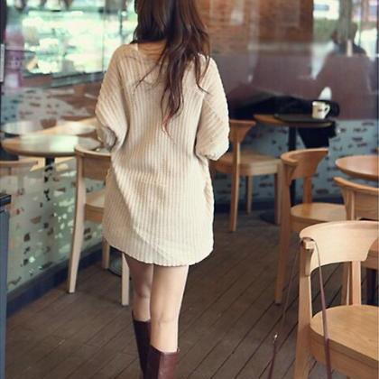 High Quality Fashion Loose Sweater For Women (2..