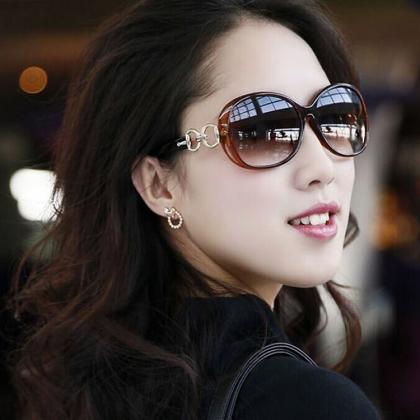 Fashion Gradient Sunglasses For Women - Brown