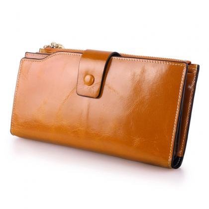 High Quality Fashion Real Leather Wallet For Women