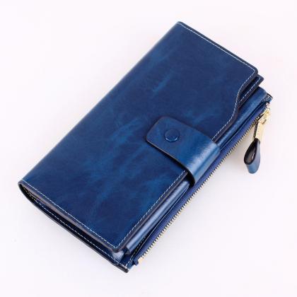 High Quality Fashion Real Leather Wallet For Women