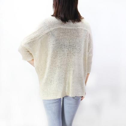 High Quality Casual Batwing Sleeve Sweaters With..
