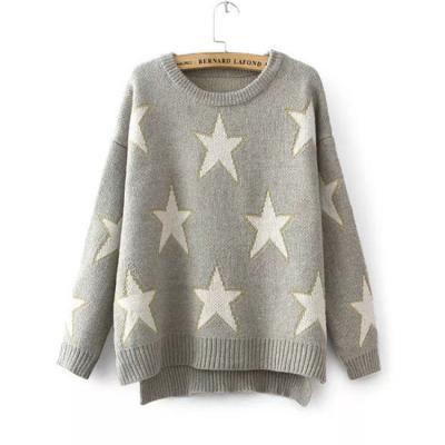 New Arrival Star Decoration Pullovers Sweater 
