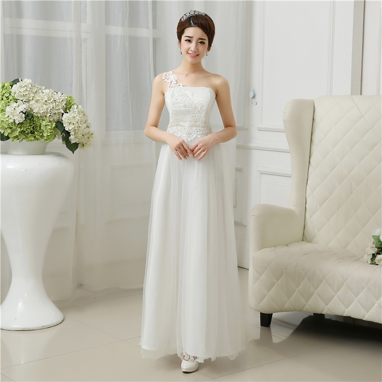 Cute And Beautiful Strapless Dress - White