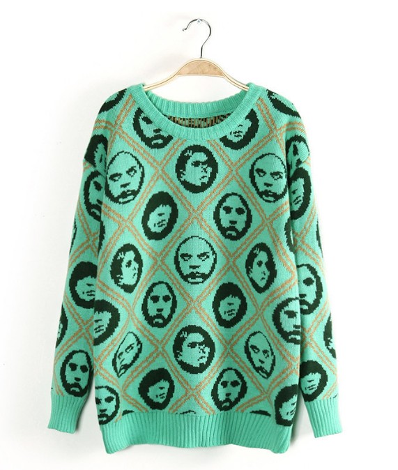 2013 Fall Fashion Avatar Jacquard Sweater ( Two Colors)