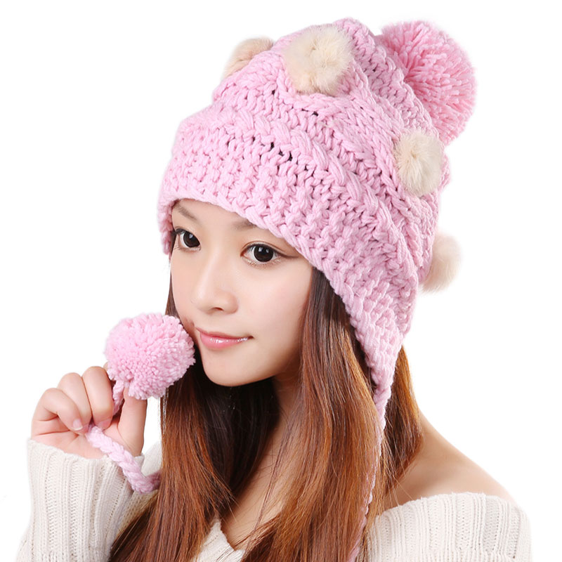 Cute hat. Pink hat.