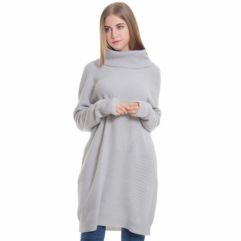 Women's Turtleneck Loose Long Sleeve Sweater
