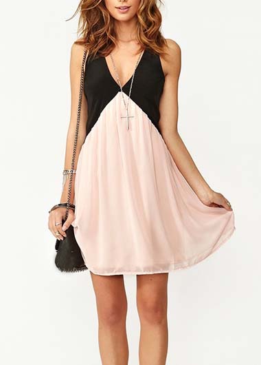 light pink and black outfit
