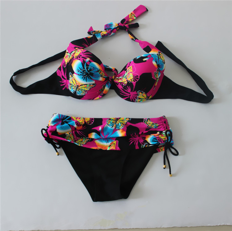 Sexy Butterfly Women Swimwear Bikini - Purple