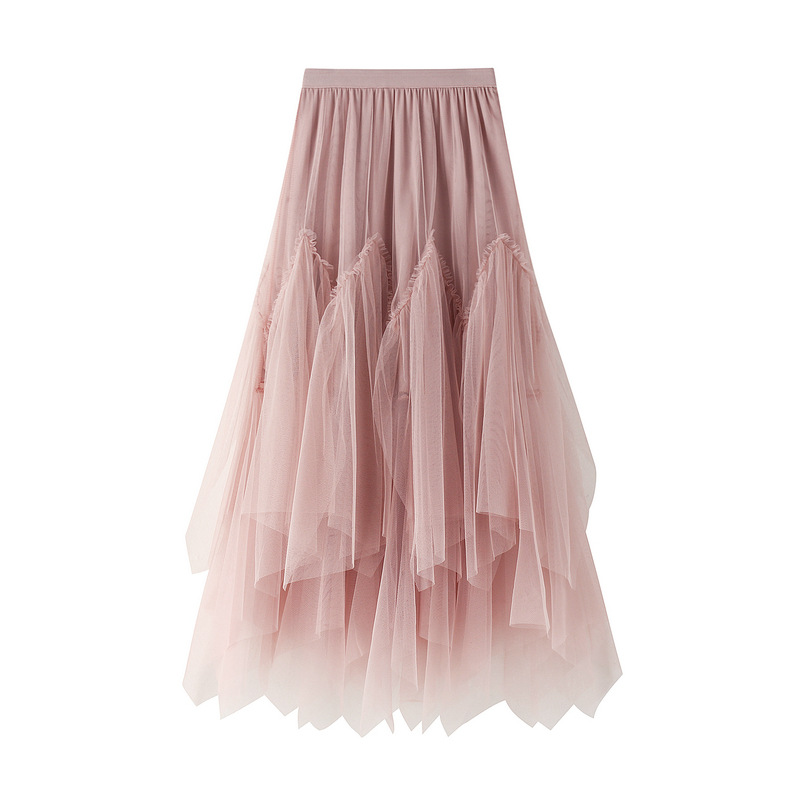 Charming Design A Line Skirt - Pink