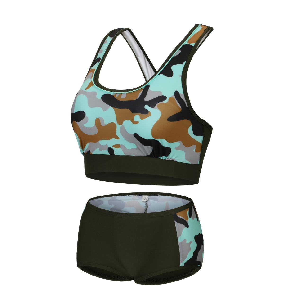 Woman Camouflage Swimsuit