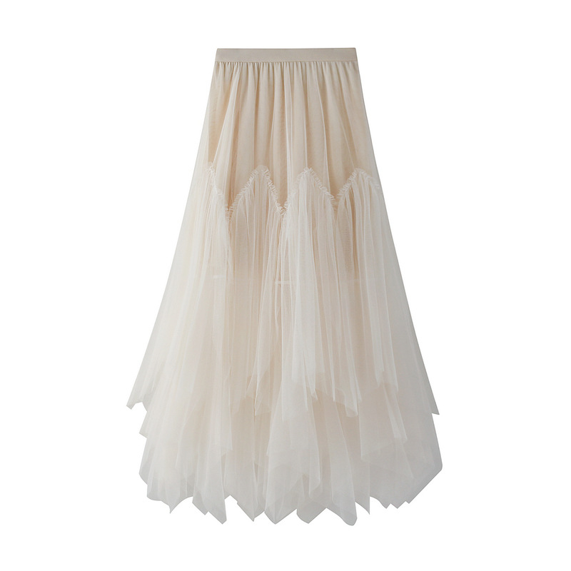 Charming New Design A Line Skirt - PinkCharming New Design A Line Skirt - Beige