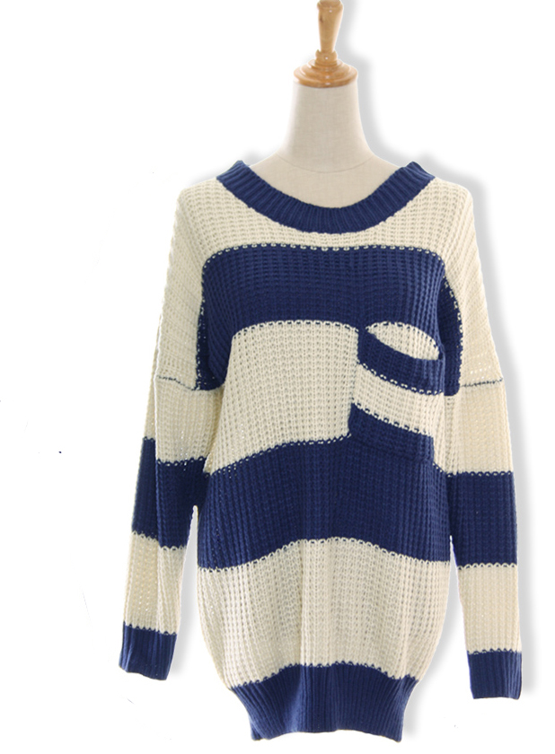 Knit Women Pullovers Long Sleeve Winter Casual Sweater