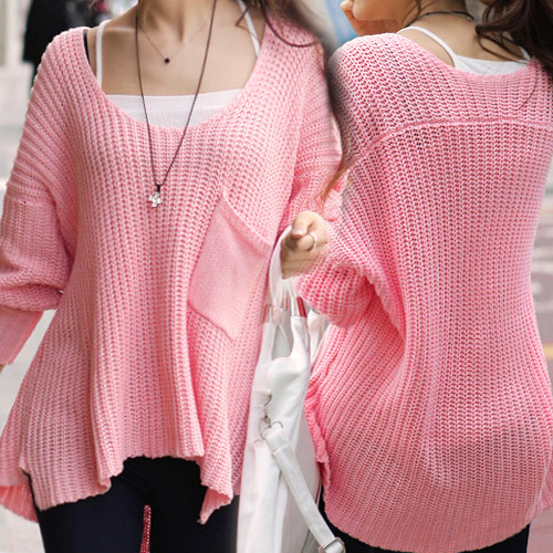 High Quality Fashion Loose Sweater For Women (2 Colors)