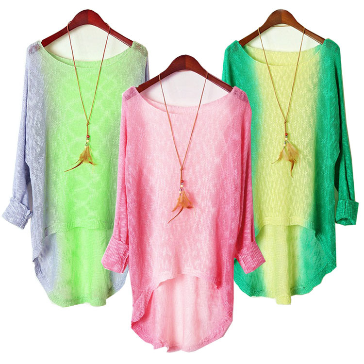 Fashion And Good Quality Casual Batwing Sleeve Sweaters