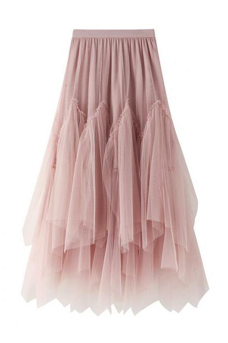 Charming New Design A Line Skirt - Pink