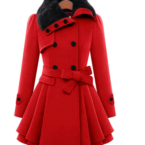 Fashion High Quality Women Double Breasted Woolen Coats (2 Colors) on ...